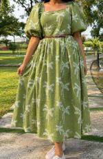 Tropical Olive Midi