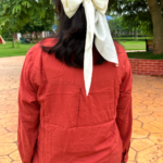 Maroon Linen Top