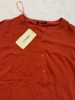 Maroon Linen Top - Image 2