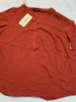 Maroon Linen Top - Image 4